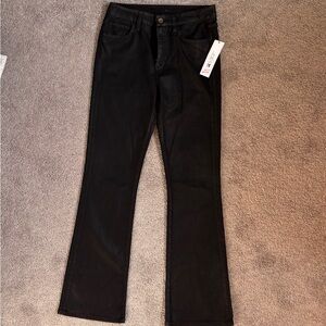 Joe’s Jeans NWT Hi Honey High Rise Curvy Bootcut Coated Black